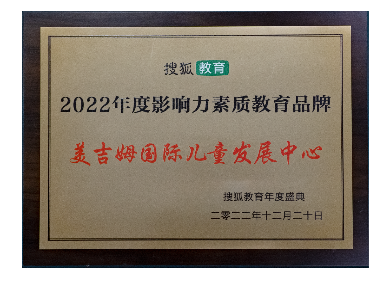 2022年(nian)度影響力(li)素質(zhi)教育品(pin)牌(搜狐網)
